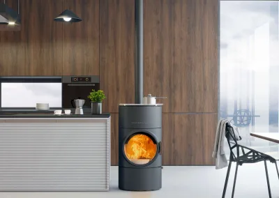 Austroflamm Clou Compakt Cook Kaminofen und Kochen