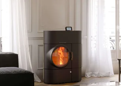 Austroflamm Clou Duo Kombiofen Holz und Pellet