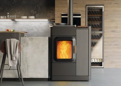 Austroflamm Mo Duo Cook 3 in 1 Kombiofen Holz Pellet und Kochen