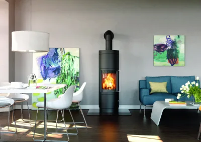 Hase Kaminofen SilaPlus Schwarz