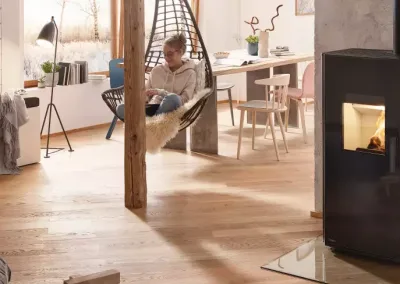 RIKA PARO Kombiofen Pellets und Holz