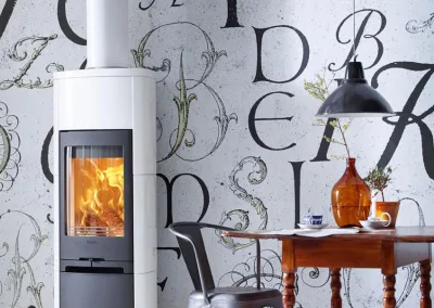 contura 790k weiss mit weissem Ofenrohr